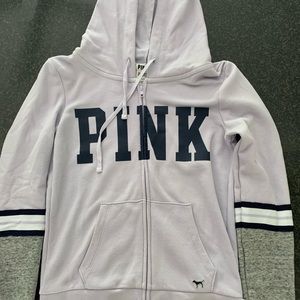 Victoria Secret PINK: Light purple zip up jacket